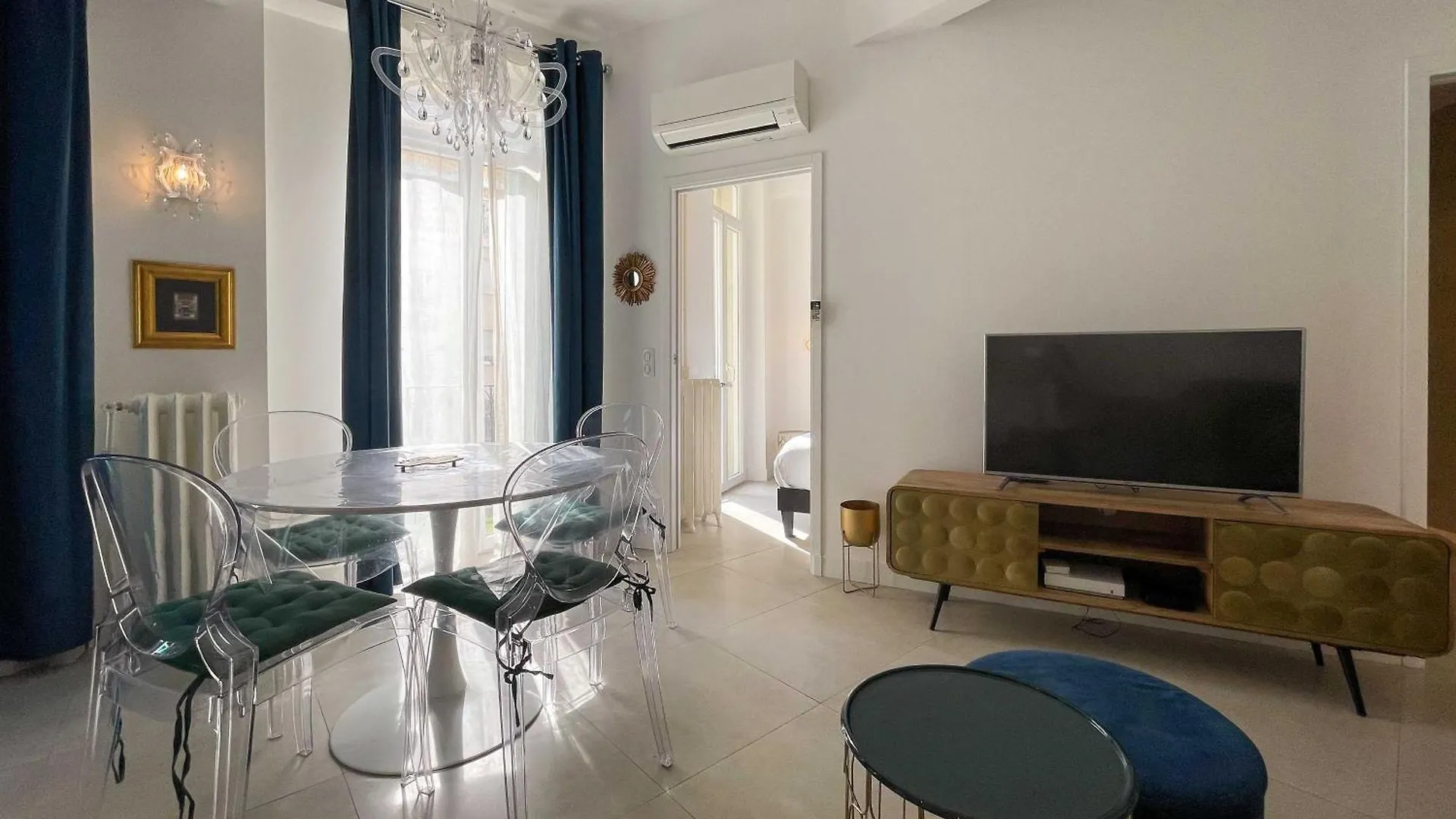 Superbe 2 Pieces Carre D'Or Ac/Wifi Apartment Nice